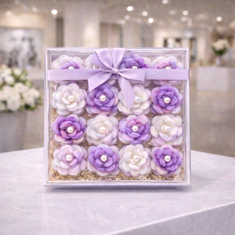 Handmade Felt Alpaca Roses – Luxury Artisan Collection